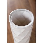 Ваза керамическая "Зара", напольная, белая, 43 см - Фото 2