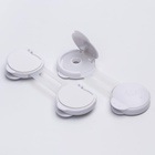 Блокираторы для дверей и ящиков, универсальные, 10 см, 2 шт., белый, Крошка Я - Фото 4