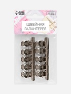 Зажимы для кроя, 2.1 см, 10 шт., цвет серебряный - Фото 7