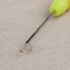 Игла для поднятия петель, с колпачком, 14 см, d=0.8 мм, розовая, жёлтая - Фото 2