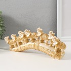 Фигурка полистоун «Семь слонов на бивне», резной 10×24×3.5 см - Фото 2