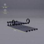 Вешалка для брюк и юбок Доляна, 34×18×17 см, 5 спиц, раздвижная, цвет хромированный - Фото 2