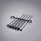 Вешалка для брюк и юбок Доляна, 34×18×17 см, 5 спиц, раздвижная, цвет хромированный - Фото 7