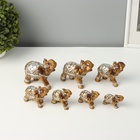 Набор фигурок полистоун «Семейство слонов», 7 шт. - Фото 3