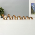 Набор фигурок полистоун «Семейство слонов», 7 шт. - Фото 5