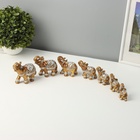 Набор фигурок полистоун «Семейство слонов», 7 шт. - Фото 6