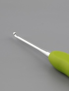 Крючок для вязания, с силиконовой ручкой, d=2 мм, 14 см, зелёный - Фото 4
