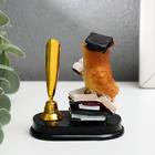 Фигурка полистоун с подставкой под ручку «Профессор филин на книгах», 7.5×6.5×4.2 см, МИКС - Фото 6