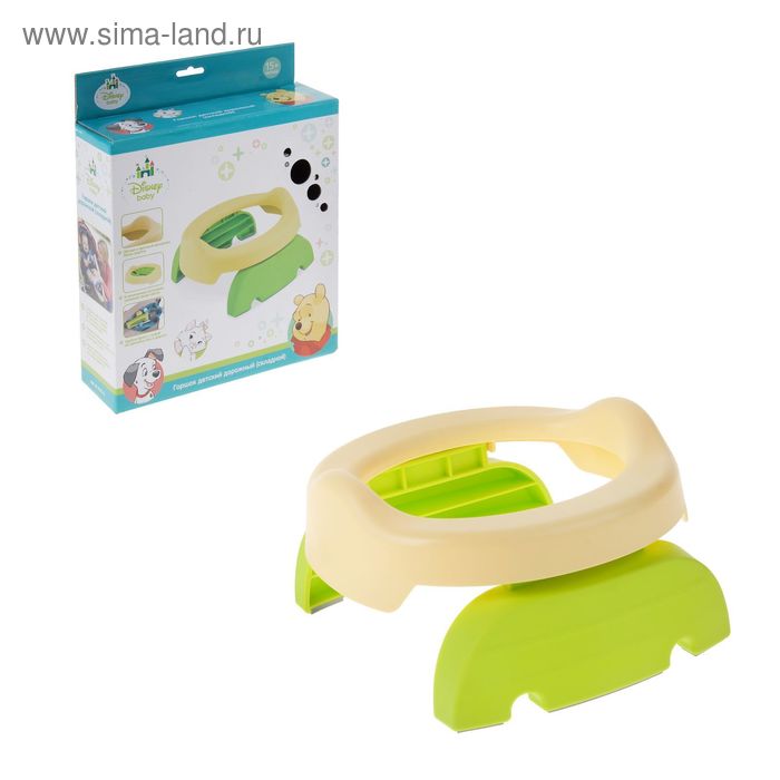 Горшок дорожный Disney, складной, цвет банановый - Фото 1