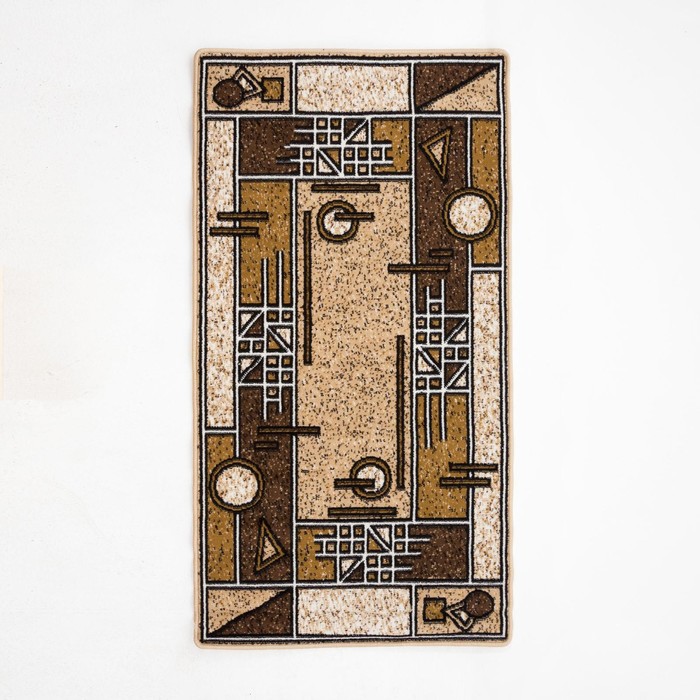 Ковер «Мокко», прямоугольный, 70х140 см, полипропилен 100%, джут - Фото 1