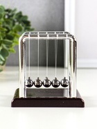 Маятник настольный антистресс «Шары Ньютона. Колыбель техно», квадрат, 9×9×7.5 см - Фото 3