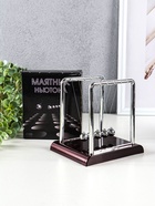 Маятник настольный антистресс «Шары Ньютона. Колыбель техно», квадрат, 13.5×13.5×11 см - Фото 1