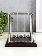 Маятник настольный антистресс «Шары Ньютона. Колыбель техно», квадрат, 13.5×13.5×11 см - Фото 2