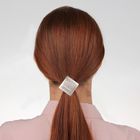 Резинка для волос "Северное сияние" плоская, 3,5 см квадрат - Фото 3
