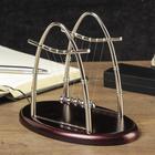 Маятник настольный антистресс «Шары Ньютона. Колыбель техно», овал, 10.5×18×13.5 см - Фото 3