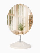 Зеркало настольное, овальное, на гибкой ножке, 16.5×23/28 см, (13.5×16.5 см) - Фото 2