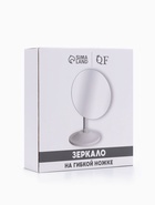 Зеркало настольное, круглое, на гибкой ножке, 15×18 см, (d=15 см) - Фото 3