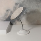 Зеркало настольное, круглое, на гибкой ножке, 15×18 см, (d=15 см) 1390039