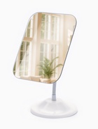 Зеркало настольное, на гибкой ножке, 23×13 см, (16.5×13.5 см), белое - Фото 3