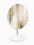 Зеркало настольное, на гибкой ножке, 13.5×27 см, (13.5×16.2 см), белое - Фото 2