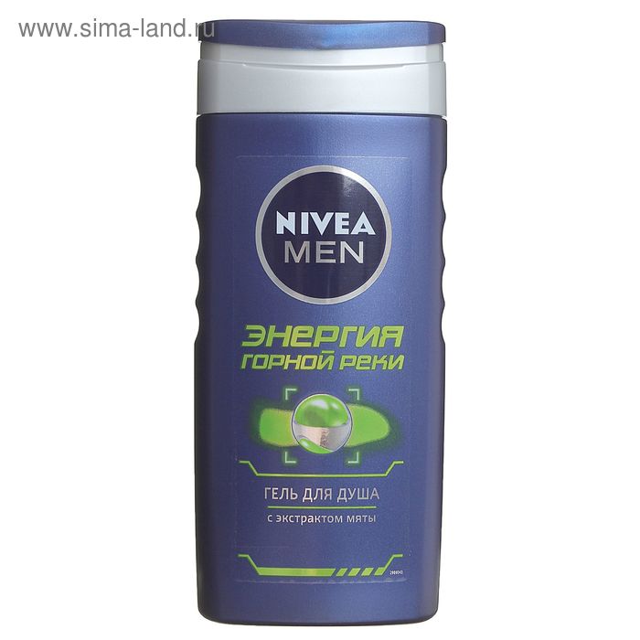 Гель для душа Nivea for Men "Энергия горной реки", 250 мл - Фото 1