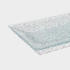 Блюдо сервировочное Доляна «Акцент», 15.5×10.5 см, стекло, прозрачное - Фото 3