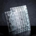 Фруктовница стеклянная двухъярусная квадратная «Плетение», 25×15 см - Фото 3
