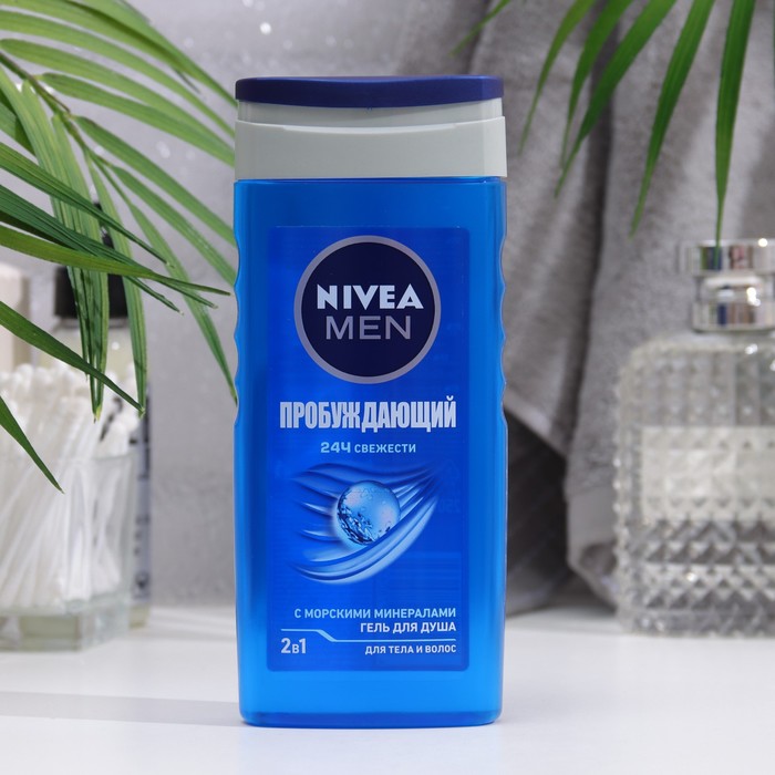 Гель для душа Nivea Men «Пробуждающий», 250 мл - Фото 1