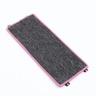 Когтеточка угловая, 55×11 см, с пропиткой, ковролин, цвет МИКС - Фото 9