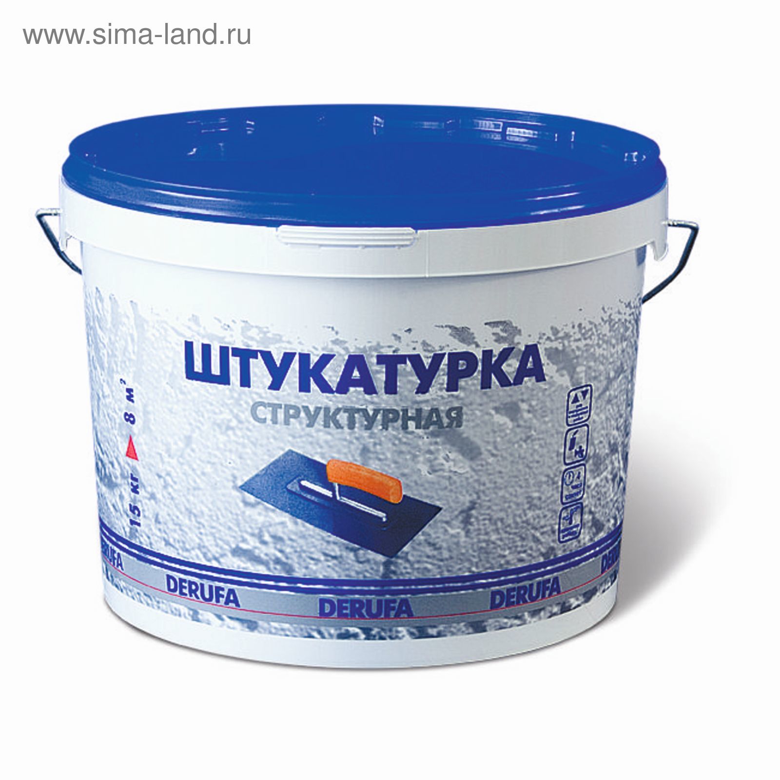 Штукатурка декоративная под тёрку (короед), 10 л (15 кг) (1465501 ...