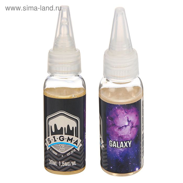 Жидкость для многоразовых ЭИ Sigma Galaxy, 1,5 мг, 30 мл - Фото 1