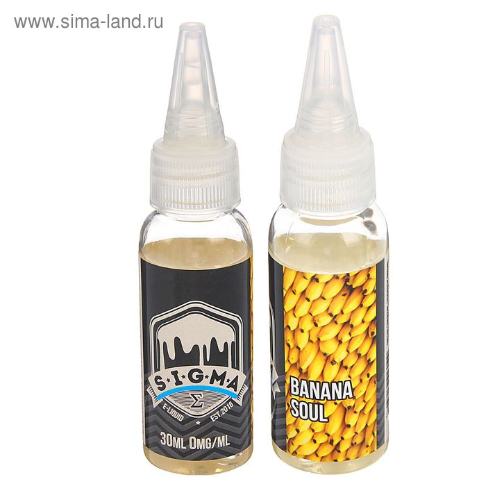 Жидкость для многоразовых ЭИ Sigma Banana Soul, 0 мг, 30 мл - Фото 1