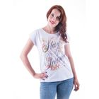 Футболка женская, размер 46, цвет белый - Фото 1