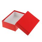 Набор коробок 3 в 1 "Бордовый однотонный" - Фото 2