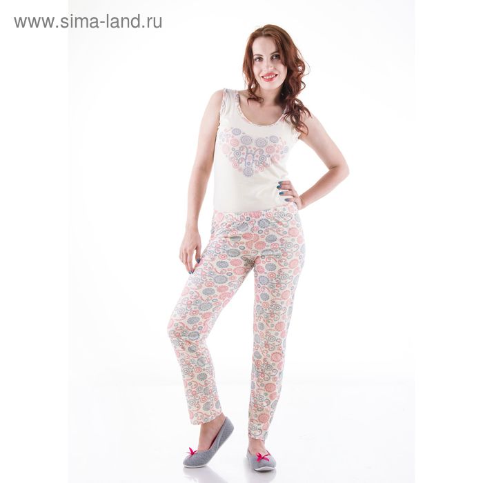 Брюки женские, размер 52, цвет жёлтый - Фото 1