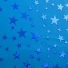 Пленка голография «Звёзды», синий, 70×100 см - Фото 2