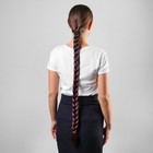 Коса на резинке «Баклажан», длина 70 см - Фото 2