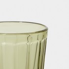 Набор стаканов стеклянных Magistro «Ла-Манш», 350 мл, 8×12,5 см, 6 шт, цвет зелёный - Фото 3