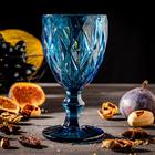 Набор бокалов из стекла Magistro «Круиз», 250 мл, 8×15,3 см, 6 шт, цвет синий - Фото 2