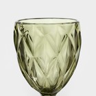 Набор бокалов из стекла Magistro «Круиз», 250 мл, 8×15,3 см, 6 шт, цвет зелёный - Фото 4