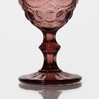 Набор бокалов из стекла Magistro «Ла-Манш», 250 мл, 9×17 см, 6 шт, цвет розовый - Фото 3
