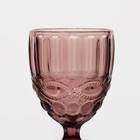 Набор бокалов из стекла Magistro «Ла-Манш», 250 мл, 9×17 см, 6 шт, цвет розовый - Фото 4