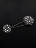 Декоративная застёжка, d = 2,5/3 см, цвет чёрный - Фото 1