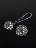 Декоративная застёжка, d = 2,5/3 см, цвет чёрный - Фото 2