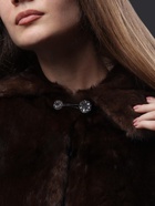 Декоративная застёжка, d = 2,5/3 см, цвет чёрный - Фото 4