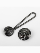 Декоративная застёжка, d = 2,5/3 см, цвет чёрный - Фото 4