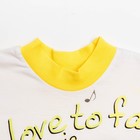 Пижама для мальчиков, рост 140 см (9-10 лет), цвет лимонный/белый (арт. М319) - Фото 3