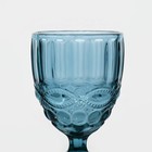 Набор бокалов из стекла Magistro «Ла-Манш», 250 мл, 9×17 см, 6 шт, цвет синий - Фото 4
