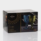 Бокалы для вина Magistro «Ла-Манш», 250 мл, 9×17 см, набор 6 шт., стекло, синие - Фото 8