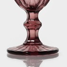 Набор бокалов из стекла Magistro «Круиз», 250 мл, 8×15,3 см, 6 шт, цвет розовый - фото 4557973